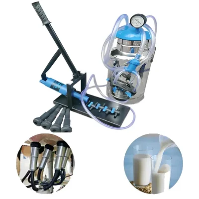 VSAN Agro Hand Operated Milking Machine With 10 Litres SS Bucket